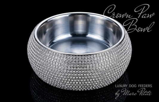 Crown Paw Bowl - Aurora Boreal & Crytal
