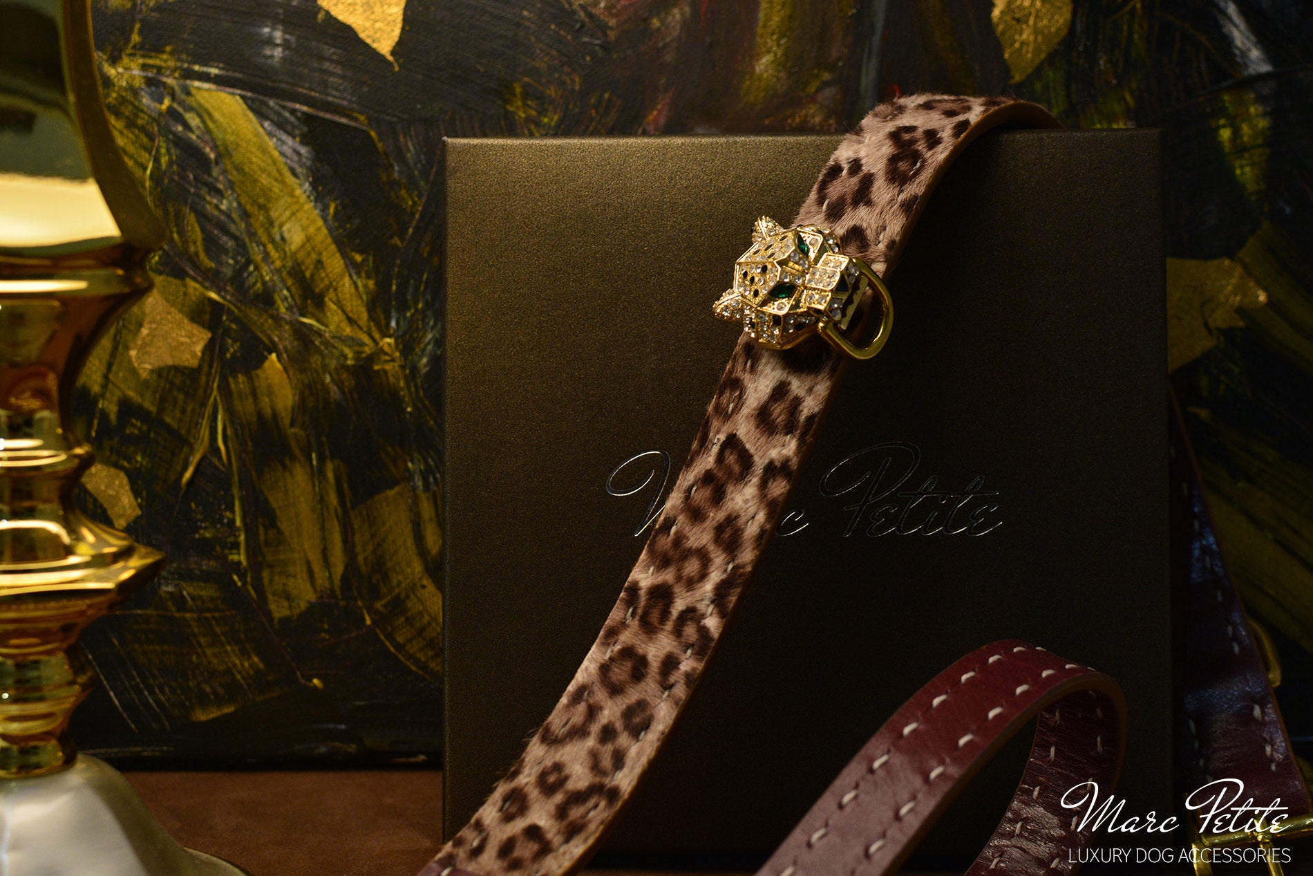 Exoqtique Dog Collars - Animal Print Leather