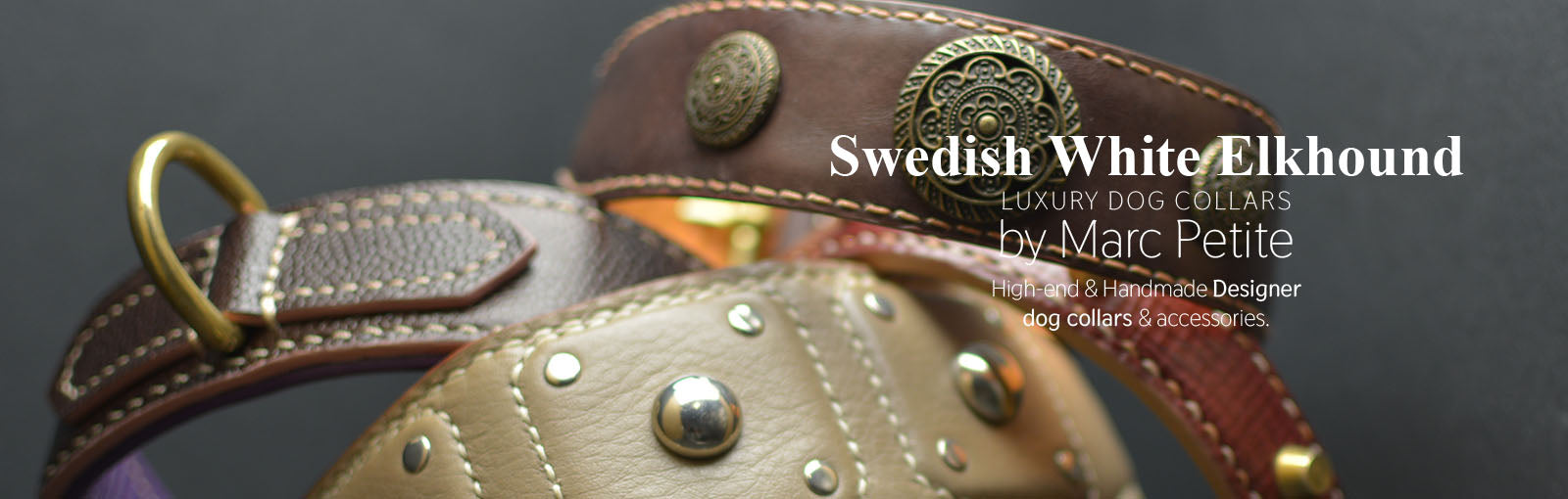 Swedish White Elkhound Collars - Marc Petite