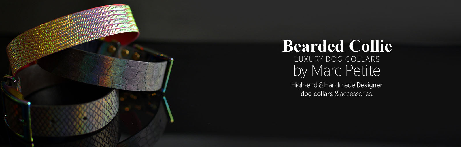 Bearded Collie Collars - Marc Petite