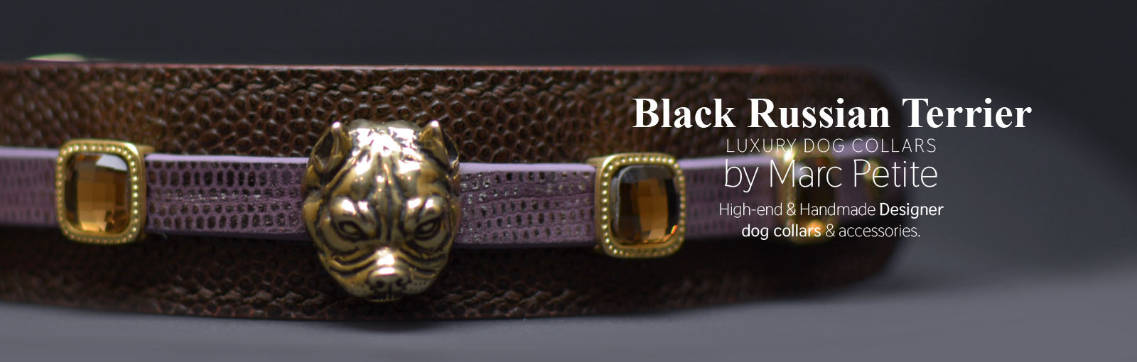 Black Russian Terrier Collars - Marc Petite