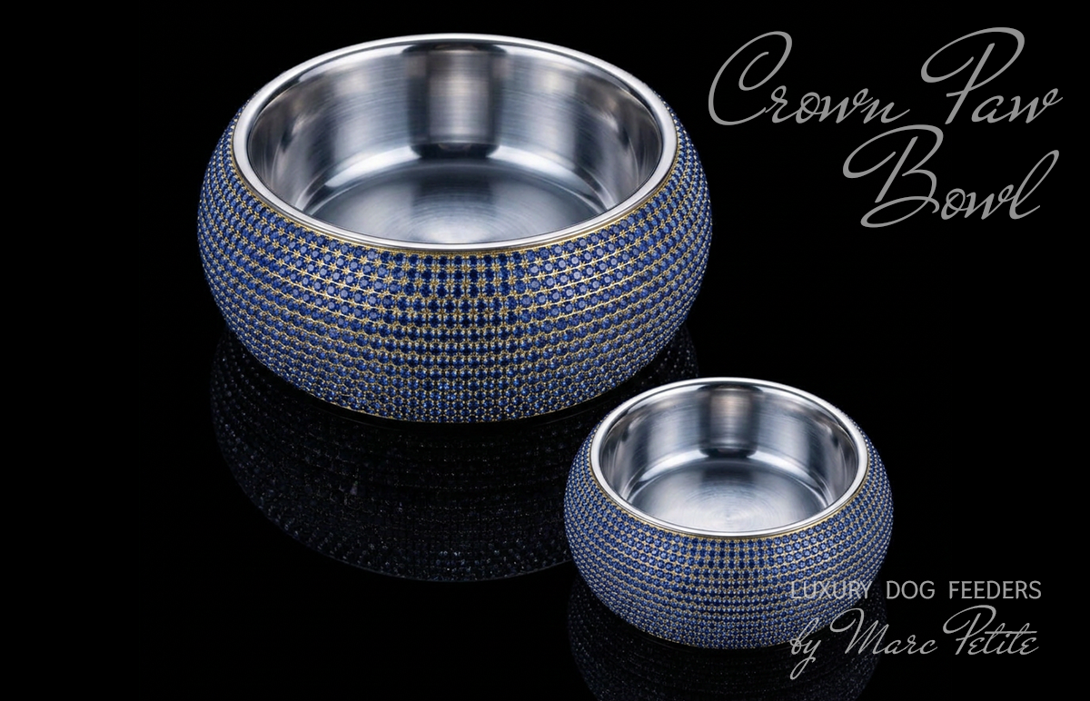 Crown Paw Bowl - Roya & Sky Blue