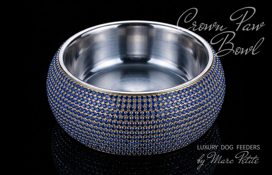 Crown Paw Bowl - Roya & Sky Blue