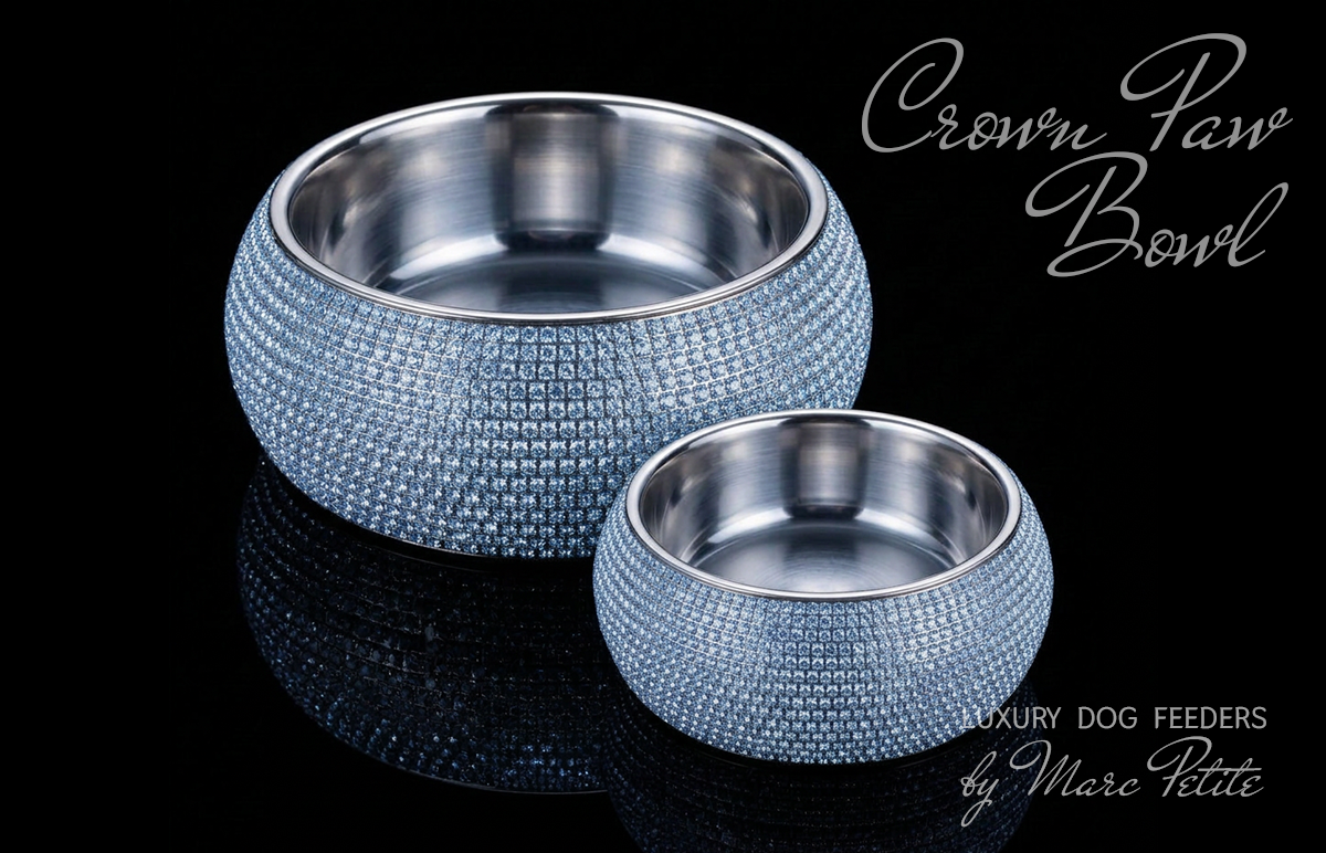 Crown Paw Bowl - Roya & Sky Blue