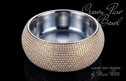 Crown Paw Bowl - Aurora Boreal & Crytal