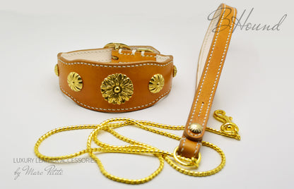 Handmade dog collar & leash