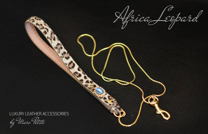 Leopard Dog Collar & Leash